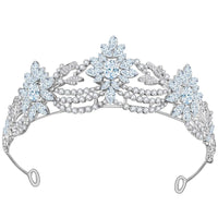 New European And American 3A Zirconia Bridal Wedding Crown - 7DAY'S