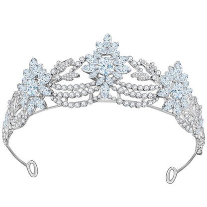 New European And American 3A Zirconia Bridal Wedding Crown - 7DAY'S