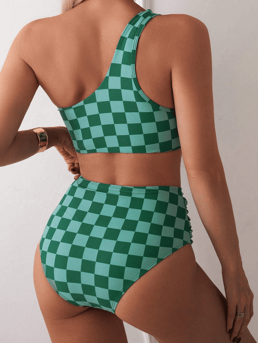 New fashionable and sexy bikini split beach swimsuit two - piece set - 7DAY'S