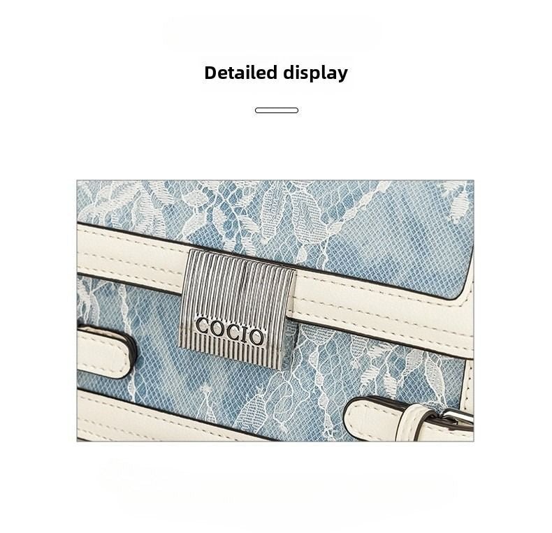 New glacier blue pillow bag this year's popular models of large - capacity fashion leisure women's bags - 7DAY'S
