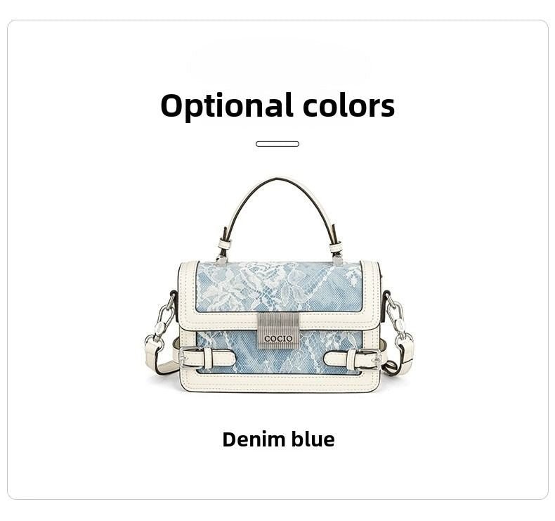 New glacier blue pillow bag this year's popular models of large - capacity fashion leisure women's bags - 7DAY'S