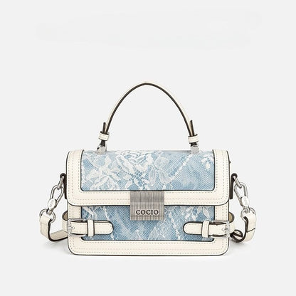 New glacier blue pillow bag this year's popular models of large - capacity fashion leisure women's bags - 7DAY'S