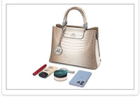 New Himalayan White Handbag Premium Texture Crocodile Cross Border Women's Bag Multi Compartment Women's Bag - 7DAY'S