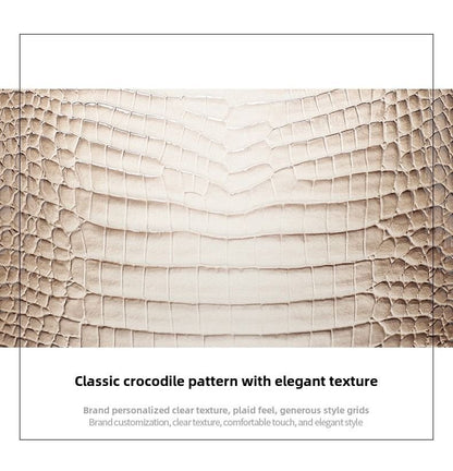 New Himalayan White Handbag Premium Texture Crocodile Cross Border Women's Bag Multi Compartment Women's Bag - 7DAY'S