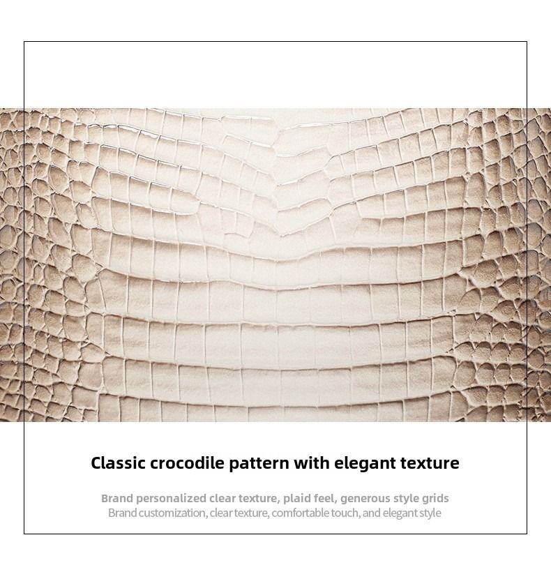 New Himalayan White Handbag Premium Texture Crocodile Cross Border Women's Bag Multi Compartment Women's Bag - 7DAY'S