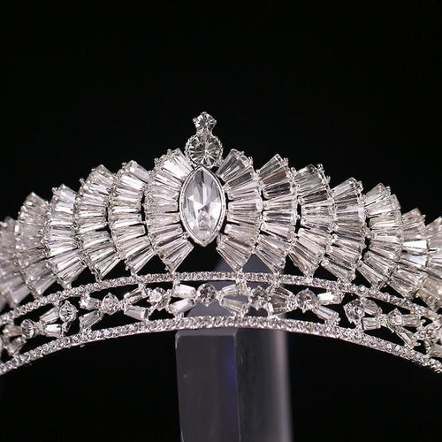 New Japanese And Korean Wedding Rhinestone Alloy Knot Wedding Crown - 7DAY'S