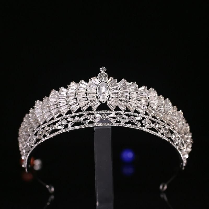 New Japanese And Korean Wedding Rhinestone Alloy Knot Wedding Crown - 7DAY'S