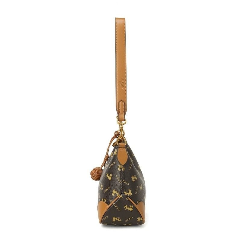 New letters printed series of shoulder armpit bag simple versatile crescent moon bag hot models of women's bags - 7DAY'S