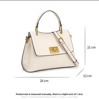 New lock buckle handheld Tote Tote female large capacity casual fashion big bag versatile shoulder crossbody - 7DAY'S