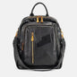 New lychee pattern splicing shoulder bag fashion simple versatile backpack multifunctional travel bag cross - border models - 7DAY'S
