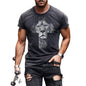 New Men's Casual Cross Faith Printed T-Shirt Street Hipster Fashion 3D Printed Short Sleeve T-Shirt - 7DAY'S
