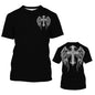 New Men's T-Shirts Interesting Angel Wings 3D Printed Casual Short - Sleeved T-Shirts - 7DAY'S