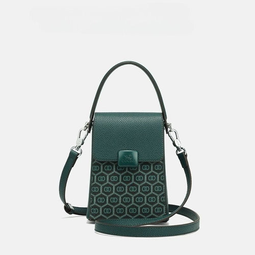 New peacock green cell phone bag simple versatile paragraph small bag cross-border hot models new women's bags