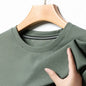 New Summer Waffle Round Neck Short Sleeved T-shirt for Men's Short Sleeved Top - 7DAY'S