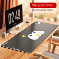 New winter home office anti - skid super large heating mouse pad Student desktop computer heating hand warming table pad - 7DAY'S