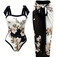 New women's split quick drying sun protection swimsuit can be worn when soaking in hot springs - 7DAY'S
