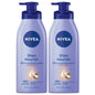 NIVEA Shea Nourish Body Lotion for Dry Skin with Hyaluronic Acid, Shea Butter and Deep Nourishing Serum, 48 - Hour Body Moisturizer, 16.9 Fl Oz Pump Bottle - 7DAY'S