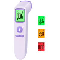 No - Touch Thermometer for Adults and Kids, Accurate Digital Baby Thermometer, Fever Alarm & Silent Mode, 2 in 1 Forehead & Object Mode - 7DAY'S