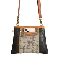 Noa Angled Crossbody Bag - Carbon Grey - 7DAY'S