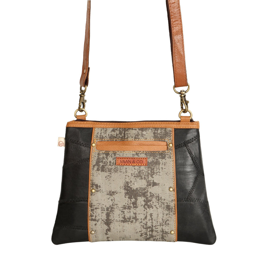 Noa Angled Crossbody Bag - Carbon Grey - 7DAY'S