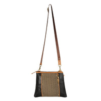 Noa Angled Crossbody Bag - Herringbone - 7DAY'S