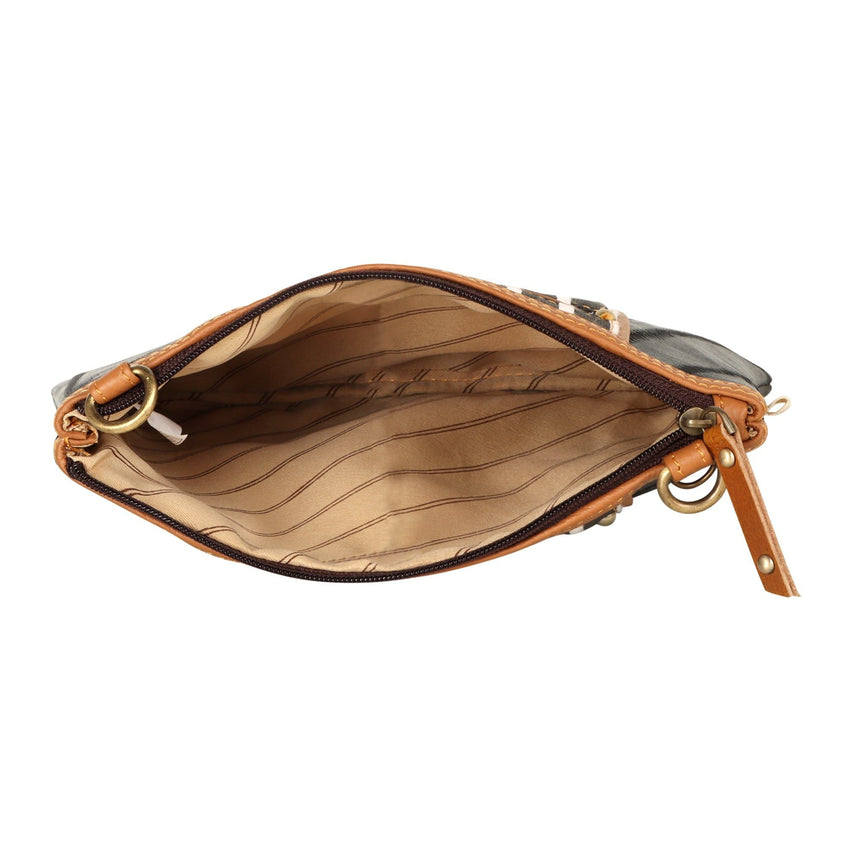 Noa Angled Crossbody Bag - Striped - 7DAY'S