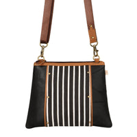 Noa Angled Crossbody Bag - Striped - 7DAY'S