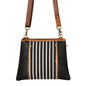 Noa Angled Crossbody Bag - Striped - 7DAY'S