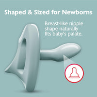 NUK Timeless Comfy Pacifier | 100% Silicone, One - Piece Design | BPA - Free, Gentle on Baby’s Skin | 5 - Pack, for 0 - 6M - 7DAY'S