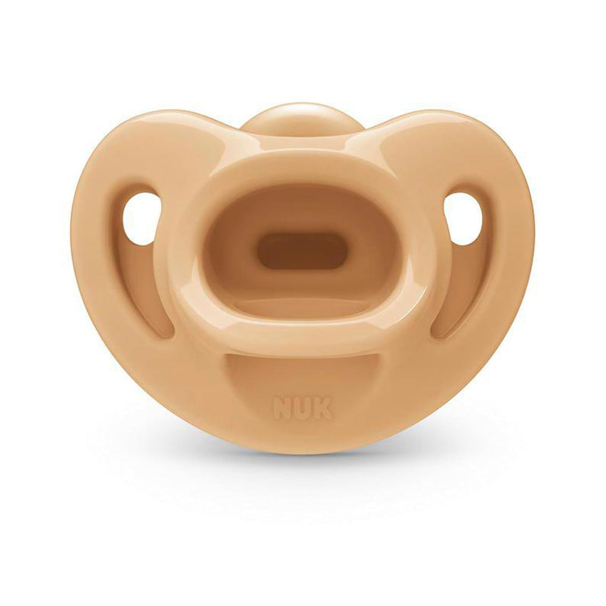 NUK Timeless Comfy Pacifier | 100% Silicone, One - Piece Design | BPA - Free, Gentle on Baby’s Skin | 5 - Pack, for 0 - 6M - 7DAY'S