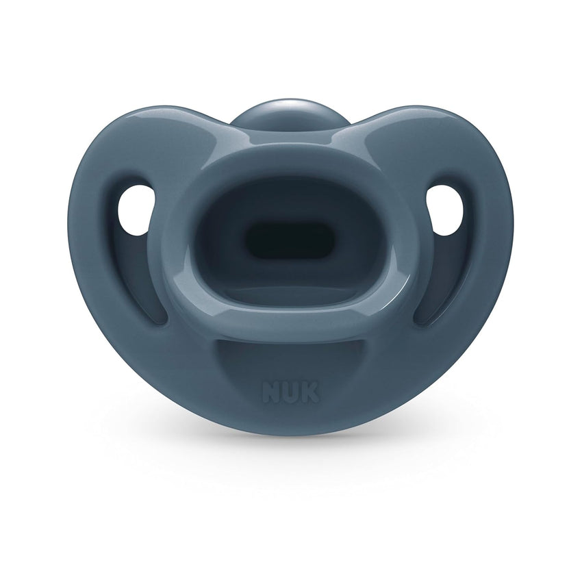 NUK Timeless Comfy Pacifier | 100% Silicone, One - Piece Design | BPA - Free, Gentle on Baby’s Skin | 5 - Pack, for 0 - 6M - 7DAY'S