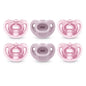 NUK Timeless Comfy Pacifier | 100% Silicone, One - Piece Design | BPA - Free, Gentle on Baby’s Skin | 5 - Pack, for 0 - 6M - 7DAY'S