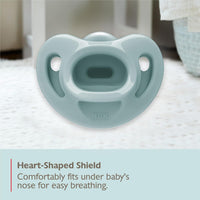 NUK Timeless Comfy Pacifier | 100% Silicone, One - Piece Design | BPA - Free, Gentle on Baby’s Skin | 5 - Pack, for 0 - 6M - 7DAY'S