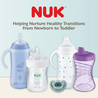 NUK Timeless Comfy Pacifier | 100% Silicone, One - Piece Design | BPA - Free, Gentle on Baby’s Skin | 5 - Pack, for 0 - 6M - 7DAY'S
