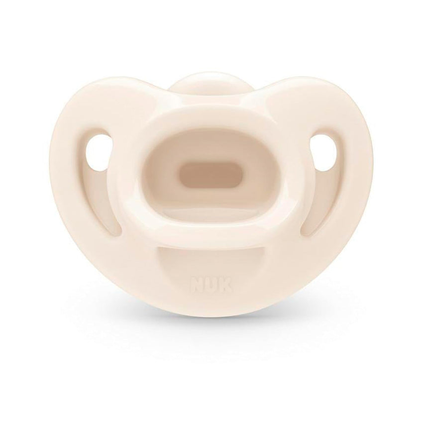 NUK Timeless Comfy Pacifier | 100% Silicone, One - Piece Design | BPA - Free, Gentle on Baby’s Skin | 5 - Pack, for 0 - 6M - 7DAY'S