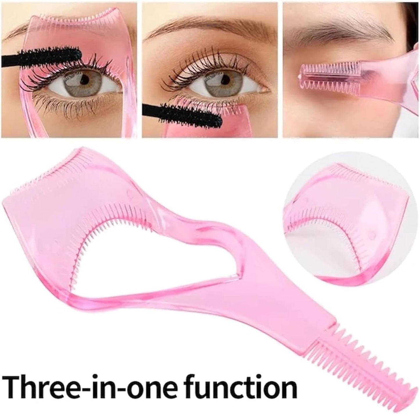 Nyovia - Nyovia Eyelash,Blosaecwrd MascaraShield Applicator Guard,Eye Lash Shield for Applying Mascara,3 in 1 Mascara Shield Applicator Guard Eyelash,3in1 Eyelashes Tools - 7DAY'S