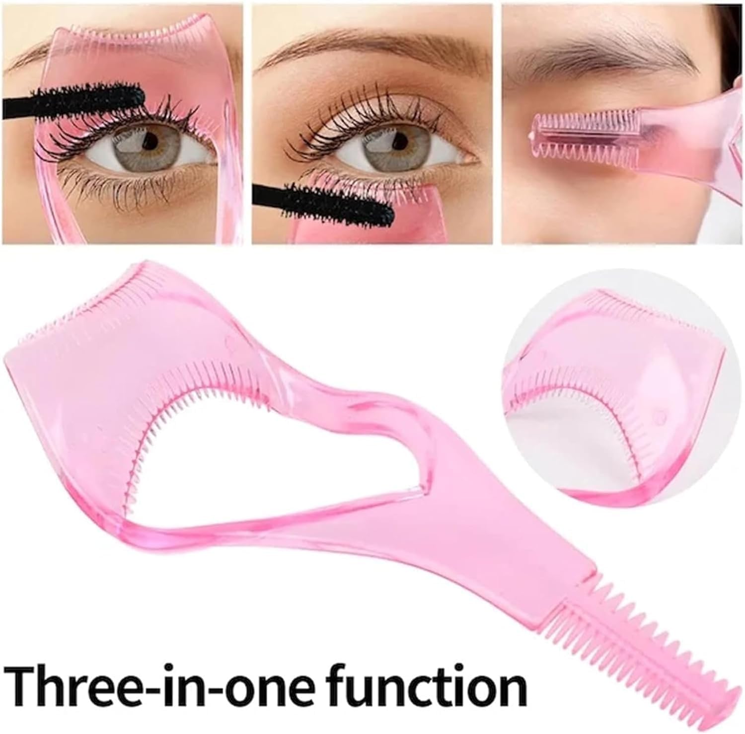 Nyovia - Nyovia Eyelash,Blosaecwrd MascaraShield Applicator Guard,Eye Lash Shield for Applying Mascara,3 in 1 Mascara Shield Applicator Guard Eyelash,3in1 Eyelashes Tools - 7DAY'S