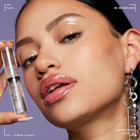 NYX PROFESSIONAL MAKEUP Butter Gloss, Non - Sticky Lip Gloss - Sugar Glass ,Clear - 7DAY'S