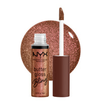 NYX PROFESSIONAL MAKEUP Butter Gloss, Non - Sticky Lip Gloss - Sugar Glass ,Clear - 7DAY'S