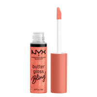 NYX PROFESSIONAL MAKEUP Butter Gloss, Non - Sticky Lip Gloss - Sugar Glass ,Clear - 7DAY'S