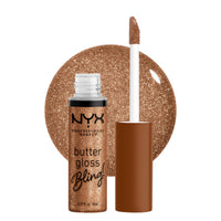NYX PROFESSIONAL MAKEUP Butter Gloss, Non - Sticky Lip Gloss - Sugar Glass ,Clear - 7DAY'S
