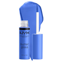 NYX PROFESSIONAL MAKEUP Butter Gloss, Non - Sticky Lip Gloss - Sugar Glass ,Clear - 7DAY'S