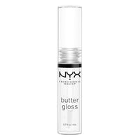 NYX PROFESSIONAL MAKEUP Butter Gloss, Non - Sticky Lip Gloss - Sugar Glass ,Clear - 7DAY'S
