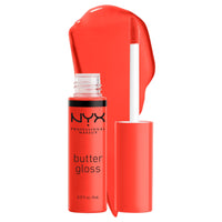 NYX PROFESSIONAL MAKEUP Butter Gloss, Non - Sticky Lip Gloss - Sugar Glass ,Clear - 7DAY'S