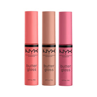 NYX PROFESSIONAL MAKEUP Butter Gloss, Non - Sticky Lip Gloss - Sugar Glass ,Clear - 7DAY'S