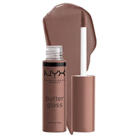 NYX PROFESSIONAL MAKEUP Butter Gloss, Non - Sticky Lip Gloss - Sugar Glass ,Clear - 7DAY'S
