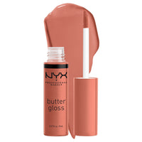 NYX PROFESSIONAL MAKEUP Butter Gloss, Non - Sticky Lip Gloss - Sugar Glass ,Clear - 7DAY'S