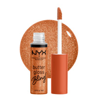 NYX PROFESSIONAL MAKEUP Butter Gloss, Non - Sticky Lip Gloss - Sugar Glass ,Clear - 7DAY'S
