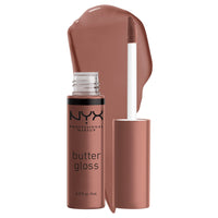 NYX PROFESSIONAL MAKEUP Butter Gloss, Non - Sticky Lip Gloss - Sugar Glass ,Clear - 7DAY'S