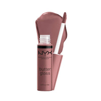 NYX PROFESSIONAL MAKEUP Butter Gloss, Non - Sticky Lip Gloss - Sugar Glass ,Clear - 7DAY'S